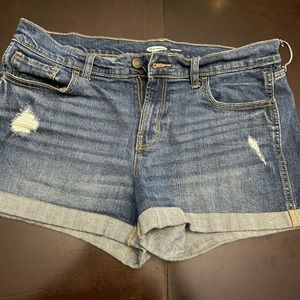 Old Navy blue Jean shorts, size 10. Like new.